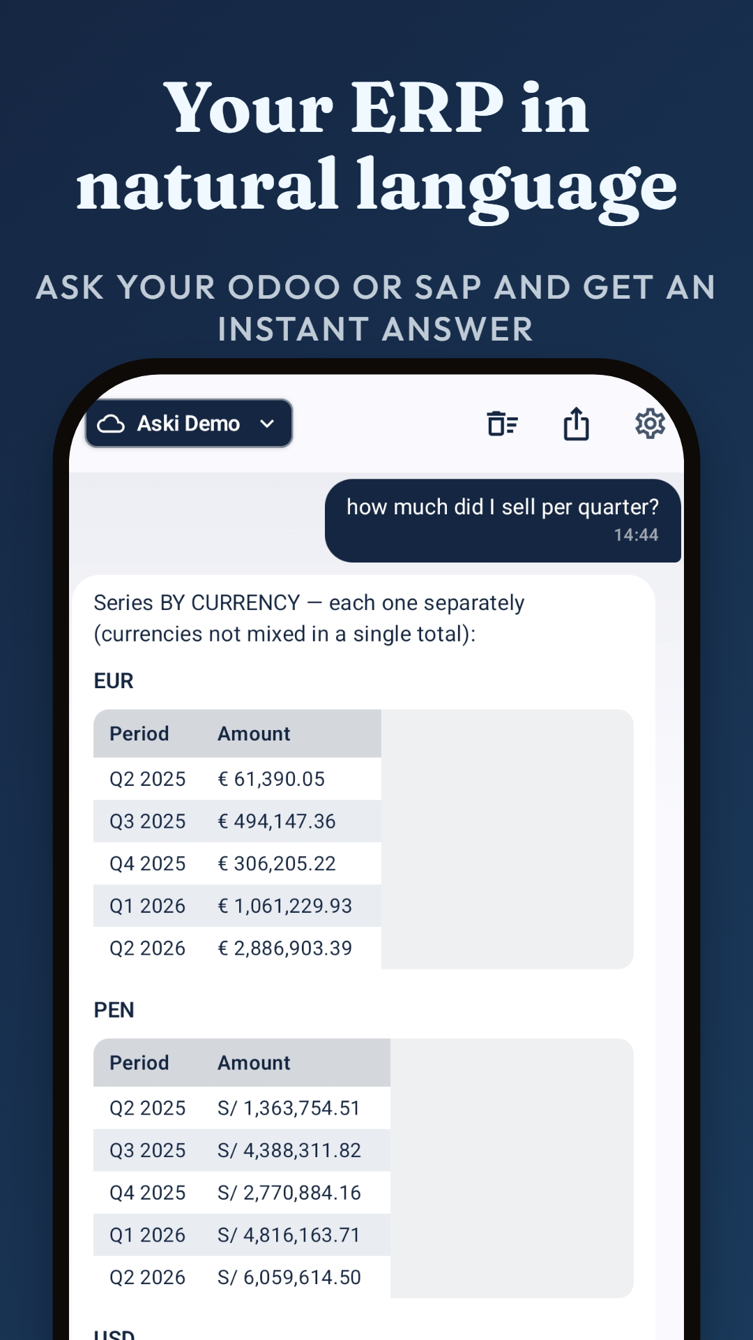 Aski in action — 45-second demo