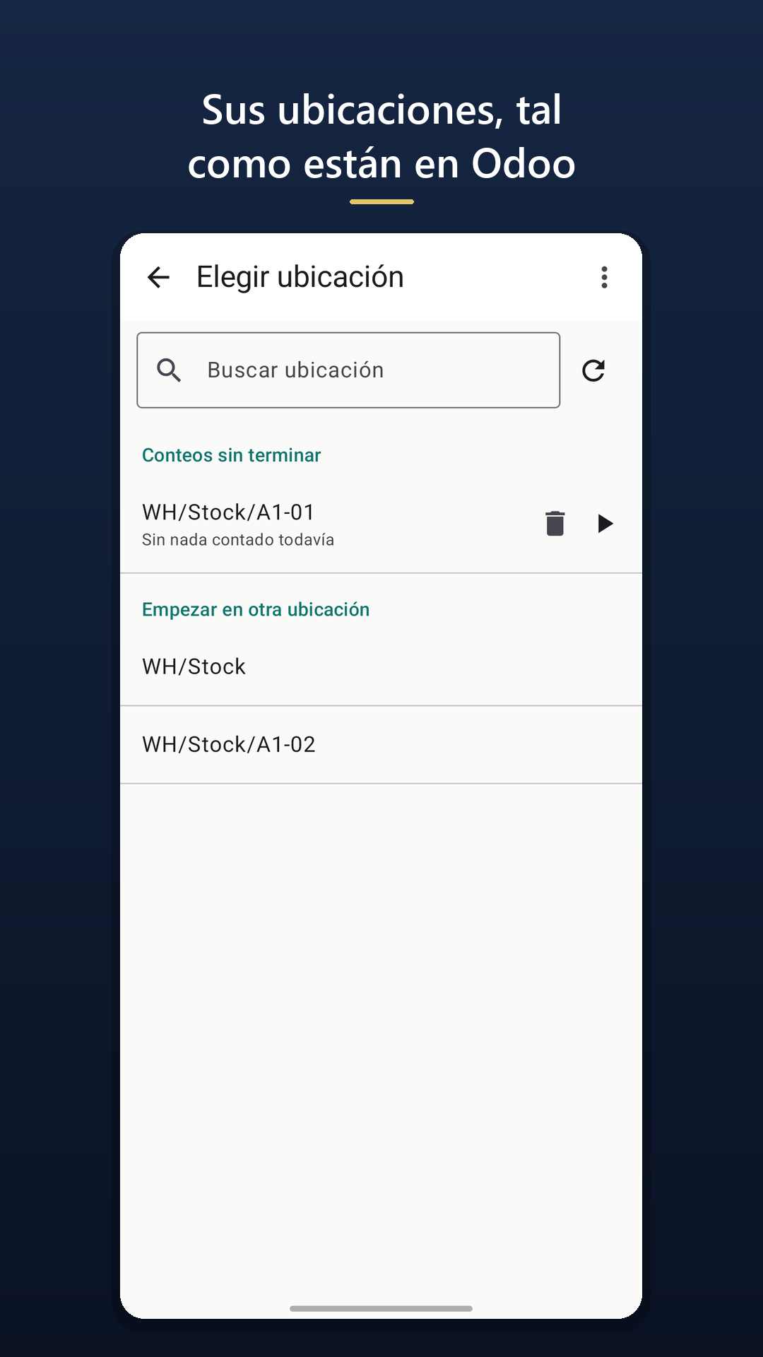 Stocka: de qué estantería hay que coger cada producto